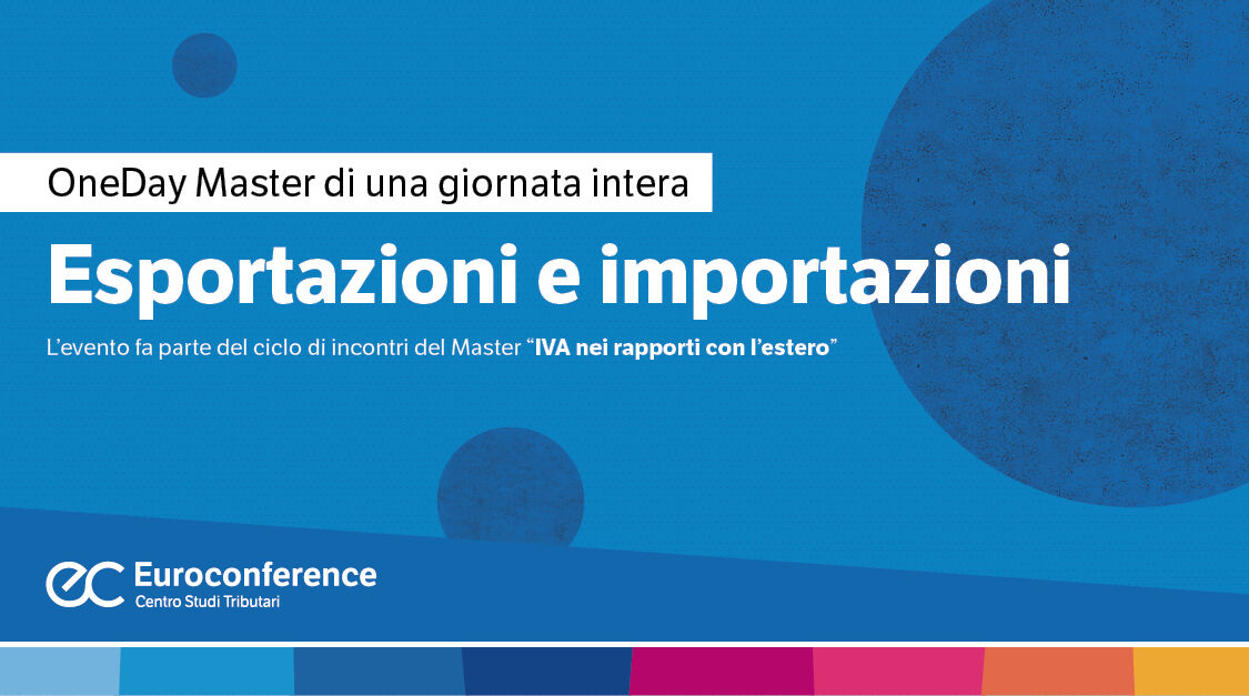 Immagine Esportazioni e importazioni | Euroconference